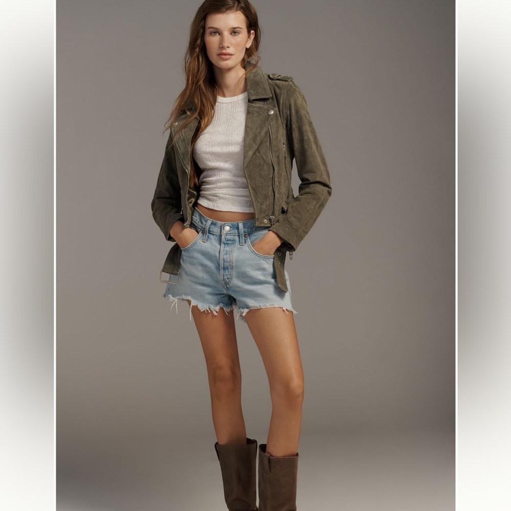 BlankNYC Suede Motojacket sz XS - Picture 6 of 6